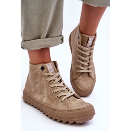 Zapatillas Mujer Big Star High Warm Beige GG274071 8