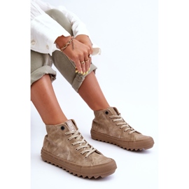 Zapatillas Mujer Big Star High Warm Beige GG274071 2