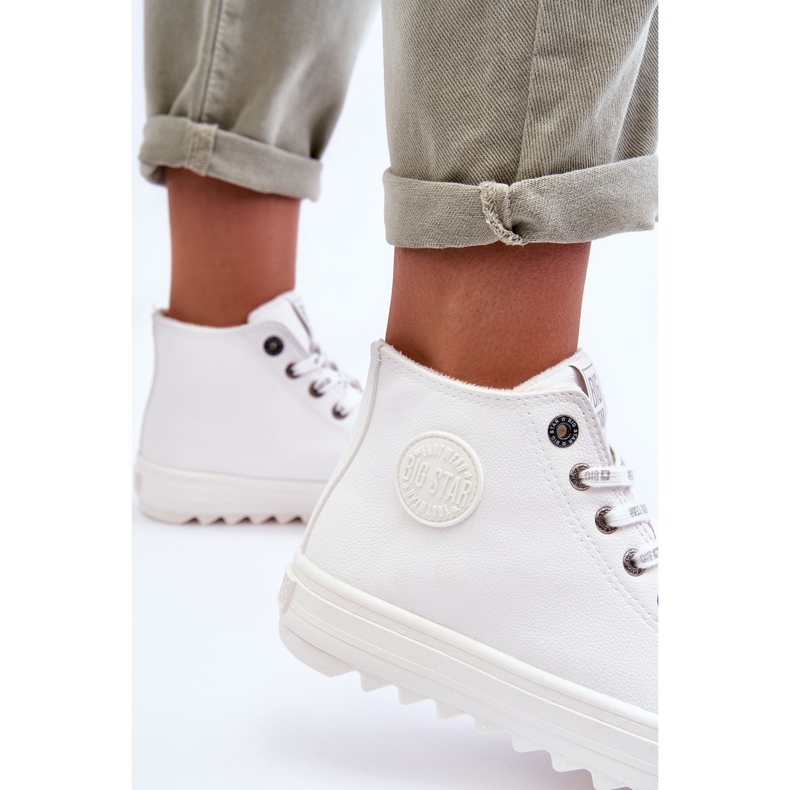 Zapatillas de Mujer Big Star High Warm White GG274108 blanco 1 Zapatillas de Mujer Big Star High Warm White GG274108 blanco 1