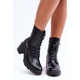 Vinceza Botas Mujer Piel Tacón Alto Negro Esnar 6