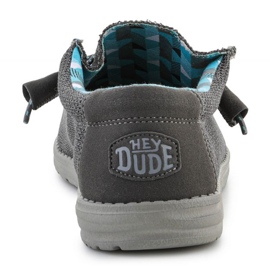 Zapatos Hey Dude Wally Sox M 40019-025 gris 3