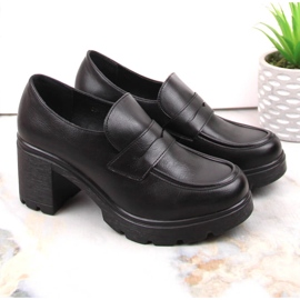 Zapatos de mujer en el puesto negro Potocki 12154 5