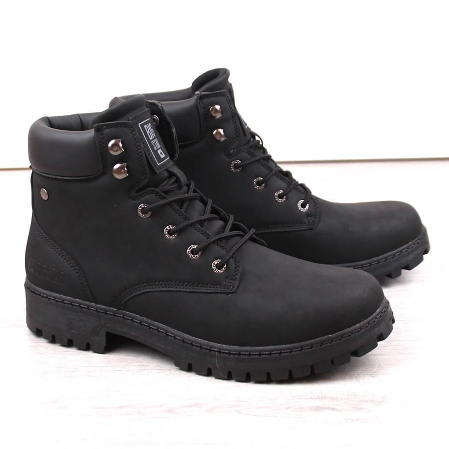 Botas altas de hombre negras Big Star KK174209 negro - KeeShoes