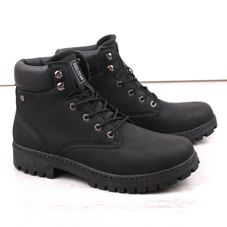 Botas altas de hombre negras Big Star KK174209 negro 1