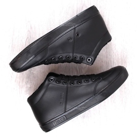 Zapatillas deportivas de hombre con aislamiento para el tobillo negras Big Star KK174348 negro 5