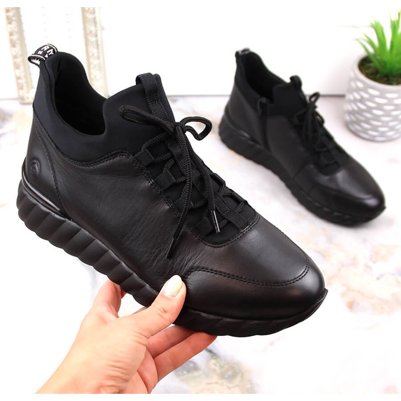 Rieker Remonte D5977-01 botas de mujer con aislamiento de cuero negro 1 Rieker Remonte D5977-01 botas de mujer con aislamiento de cuero negro 1