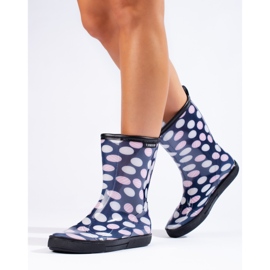 Botas de agua de mujer T.Sokolski con lunares azul 1