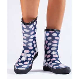 Botas de agua de mujer T.Sokolski con lunares azul 2