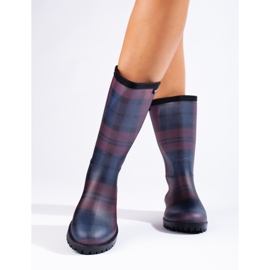 T.Sokolski Botas altas de cuadros T. Sokolski multicolor 2