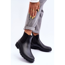 PG3 Botas de lluvia Helinca negro mate para mujer 3