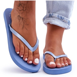 Chanclas Mujer 4F 4FSS23FFLIF064-34S Azul 4