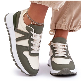 PG1 Deportivas Mujer Verde-Beige Kabama 9