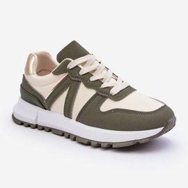 PG1 Deportivas Mujer Verde-Beige Kabama 1