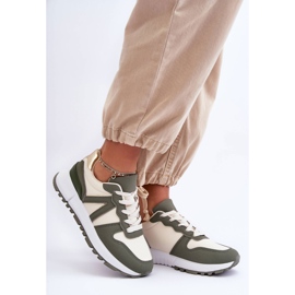 PG1 Deportivas Mujer Verde-Beige Kabama 2