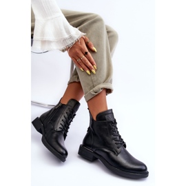 Vinceza Botas Worker Mujer Piel Negras Tedrick negro 7