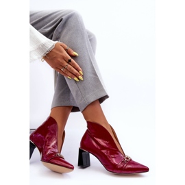 Botas De Piel Con Tacón Maciejka 05262-15 Fucsia rosa 2