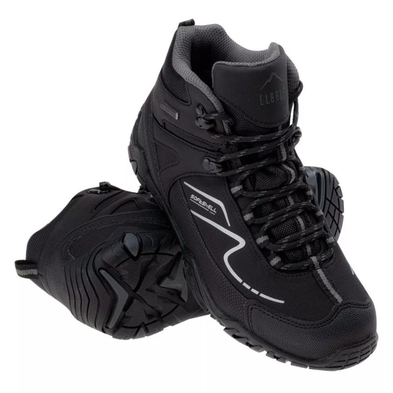 Elbrus Maash Mid Wp Calzado adolescente 92800377078 negro 1