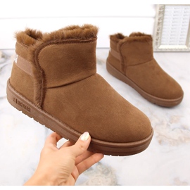 Botas de nieve para mujer mukluki marrón Big Star KK274620 5