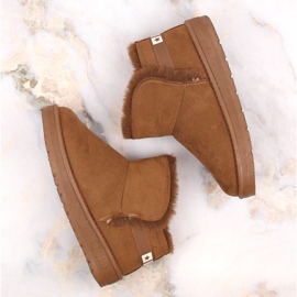 Botas de nieve para mujer mukluki marrón Big Star KK274620 8