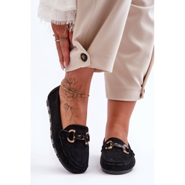 PG1 Mocasines Mujer Ante Con Adorno Negro Dionira 1