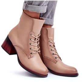 Vinceza Botas Tacón Beige Luloshe 10