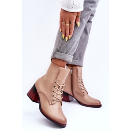 Vinceza Botas Tacón Beige Luloshe 4