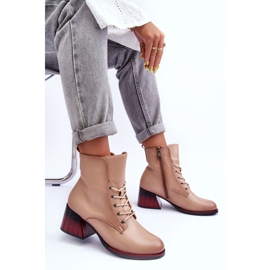 Vinceza Botas Tacón Beige Luloshe 1