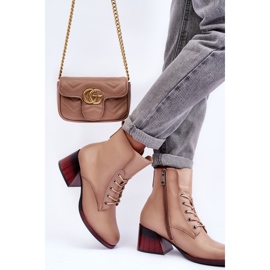 Vinceza Botas Tacón Beige Luloshe 7