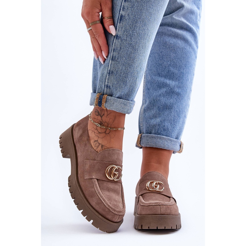 Laura Messi Zapatos Mujer Ante Con Adorno Beige Oscuro Rosefalls 2 Laura Messi Zapatos Mujer Ante Con Adorno Beige Oscuro Rosefalls 2