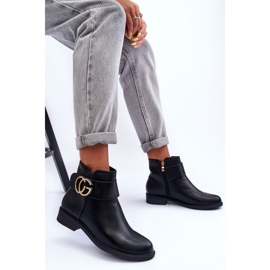 FD1 Botas Mujer Con Adorno Negro Galos 4
