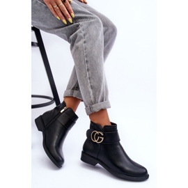 FD1 Botas Mujer Con Adorno Negro Galos 3