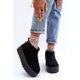 FD1 Botas de nieve de gamuza en plataforma Corcoran negra negro 6