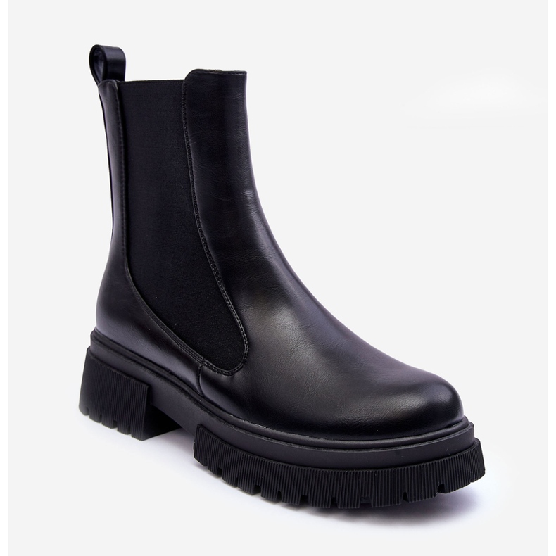 FD1 Botas Jodhpur Clásicas Piel Negro Isminna 2