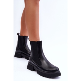 FD1 Botas Jodhpur Clásicas Piel Negro Isminna 7