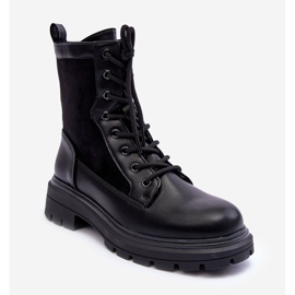 FD1 Botas Worker Mujer Piel Negra Faustina negro 2