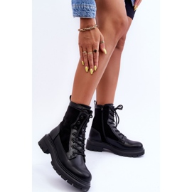 FD1 Botas Worker Mujer Piel Negra Faustina negro 4