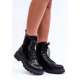 FD1 Botas Worker Mujer Piel Negra Faustina negro 3