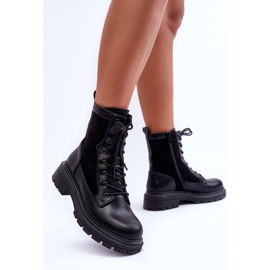 FD1 Botas Worker Mujer Piel Negra Faustina negro 9