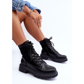 FD1 Botas Worker Mujer Piel Negra Faustina negro 1