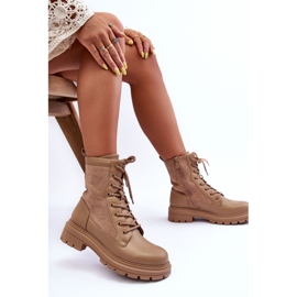 FD1 Botas Worker Mujer Piel Beige Faustina 1 FD1 Botas Worker Mujer Piel Beige Faustina 1