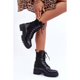 FD1 Botas Worker Mujer Con Calcetín Negro Melaste 8