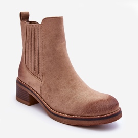 WS1 Botas Mujer Clásicas Ante Beige Metanassa 1