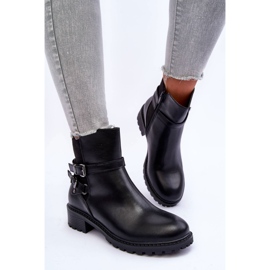 Botas De Mujer Con Rayas Black Minks negro 1 Botas De Mujer Con Rayas Black Minks negro 1