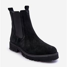 Botines Jodhpur Ante Negro Nicole 2672 1