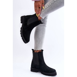 Botines Jodhpur Ante Negro Nicole 2672 4