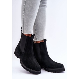 Botines Jodhpur Ante Negro Nicole 2672 2