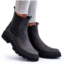 Botas de Piel Botas Jodhpur Negras Nicole 2672 negro 8