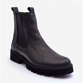 Botas de Piel Botas Jodhpur Negras Nicole 2672 negro 1