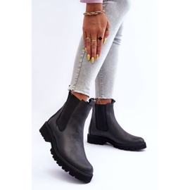 Botas de Piel Botas Jodhpur Negras Nicole 2672 negro 3