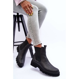 Botas de Piel Botas Jodhpur Negras Nicole 2672 negro 6